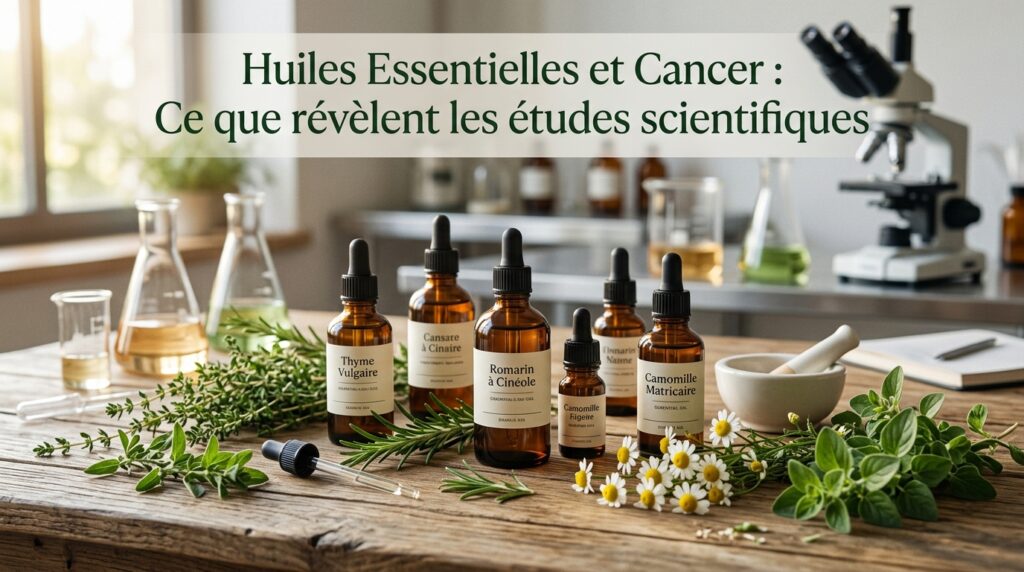 Huiles essentielles et cellules cancéreuses : ce que révèlent les études scientifiques