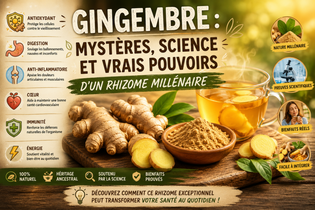 Les Bienfaits du Gingembre Validés par la Science Ce qu’il Faut Savoir